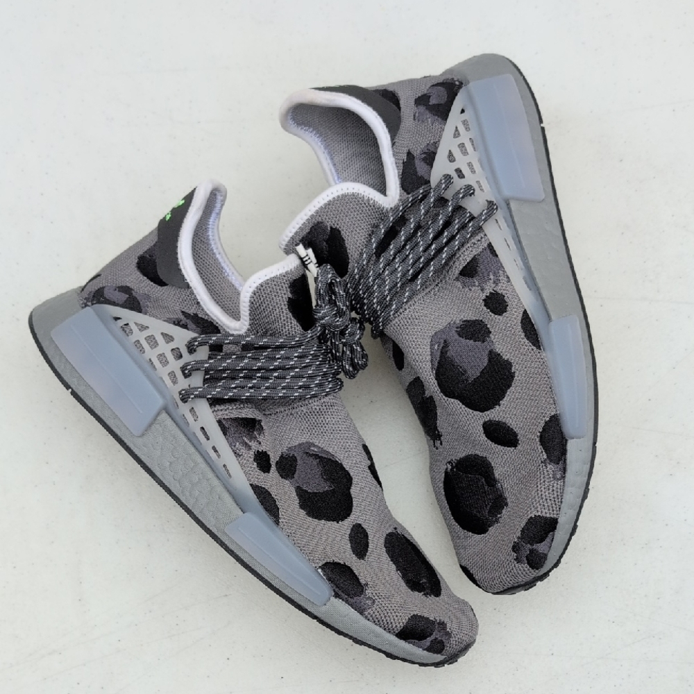Adidas NMD HU x Pharrell - Animal Print Grey - Men's Size 11 ( ID1531 )